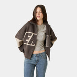 Thrill Falcon Zipper Knit Knitwear eme