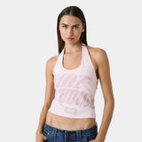 Annona Sugar Halter Top Woman T-Shirts Eme Studios