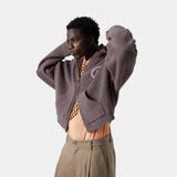 Anon Antracite Zipper Knit Knitwear eme