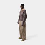 Anon Antracite Zipper Knit Knitwear eme