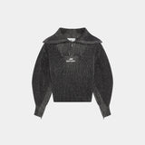 Aria Shadow Zipper Knit Woman Knitwear Eme Studios