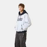 Backstage Navy Waffle Full Zip Hoodies Eme Studios
