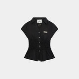Baily Black Shirt Woman Shirts Eme Studios