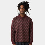 Barry Burgundy Polo Knitwear Eme Studios