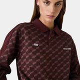 Barry Burgundy Polo Knitwear Eme Studios