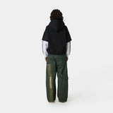 Baseline Navy Double Sleeve Oversized Hoodie Hoodies Eme Studios
