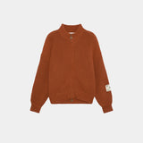 Blush Terracotta Zipper Knit Knitwear Eme Studios