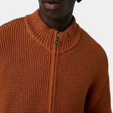 Blush Terracotta Zipper Knit Knitwear Eme Studios