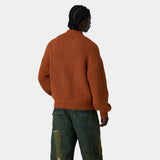 Blush Terracotta Zipper Knit Knitwear Eme Studios