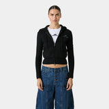 Cala Black Zipper Knit Woman Knitwear Eme Studios