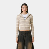 Cala Striped Zipper Knit Woman Knitwear Eme Studios