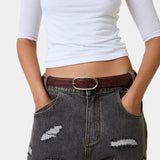 Cinder Burgundy Belt Accesories Eme Studios