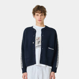 Clifton Navy Cardigan Knitwear Eme Studios