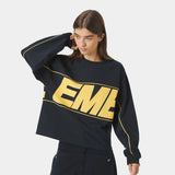 Crossline Navy Long Sleeve T-shirts eme