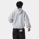 Desire Heather Grey Full Zip Hoodies Eme Studios