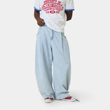 Faros Light Blue Denim Pants Pants Eme Studios