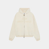 Fiber Off Sand Full Zip Hoodies Eme Studios