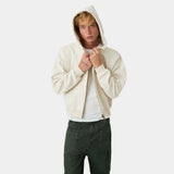 Fiber Off Sand Full Zip Hoodies Eme Studios