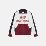 Forus Navy Track Full Zip Women Woman Hoodies Eme Studios