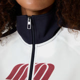Forus Navy Track Full Zip Women Woman Hoodies Eme Studios