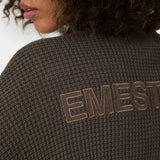 Foundry Fawn Chully Knit Polo Knitwear Eme Studios