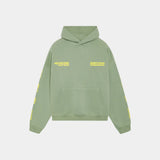 Four Hit Green Oversized Hoodie Hoodies Eme Studios