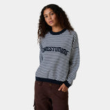 Groove Navy Knit Sweater Knitwear Eme Studios