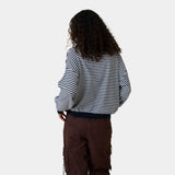 Groove Navy Knit Sweater Knitwear Eme Studios