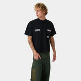 Guiete Black Oversized Tee T-shirts Eme Studios