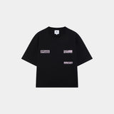 Guiete Black Oversized Tee T-shirts Eme Studios
