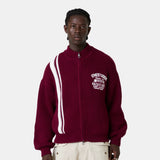 Hampton Burgundy Zipper Knit Knitwear Eme Studios