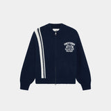 Hampton Navy Zipper Knit Knitwear Eme Studios
