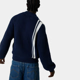 Hampton Navy Zipper Knit Knitwear Eme Studios