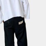 Heritage Navy Tailored Pants Pants Eme Studios