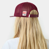 Hide Burgundy Cap Headwear Eme Studios