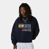 IJK Night Sky Oversized Crewneck Sweatshirts Eme Studios