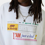 IJK Pearl Oversized Crewneck Sweatshirts Eme Studios