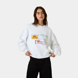 IJK Pearl Oversized Crewneck Sweatshirts Eme Studios