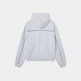 Intel Heather Grey Full Zip Hoodies Eme Studios