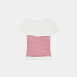 Kiss Me Striped Tee Woman T-Shirts Eme Studios