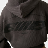 Kusama Fawn Waffle Hoodie Woman Hoodies Eme Studios