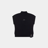 Lorca Black Knit Vest Woman Knitwear Eme Studios