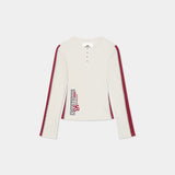 Marsella Pearl Henley Long Sleeve Woman T-Shirts Eme Studios