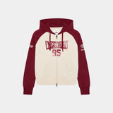 Marty Burgundy Full Zip Woman Hoodies Eme Studios