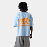 Mbuddy Blue Oversized Tee T-shirts eme