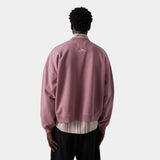 Mbuddy Taupe Oversized Crewneck Sweatshirts eme