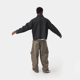 Metro Black Workwear Jacket Outerwear Eme Studios