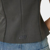 Modesta Heather Grey Vest Woman T-Shirts Eme Studios