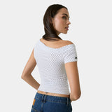 Moony Pearl Polka Dot Top Woman T-Shirts Eme Studios