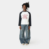 Morgan Blue Balloon Denim Pants Pants Eme Studios